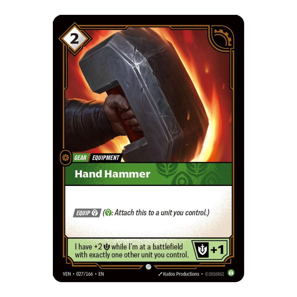 Vendetta (VEN) - Hand Hammer (#027/166) (Near Mint)