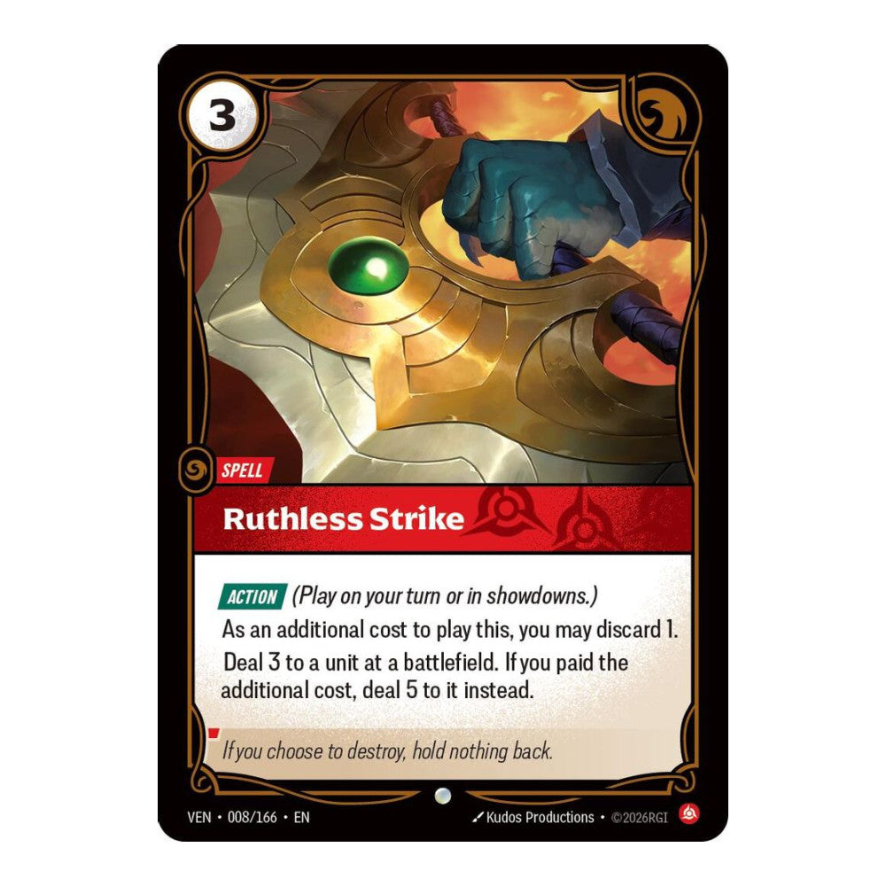 Vendetta (VEN) - Ruthless Strike (#008/166) (Near Mint)