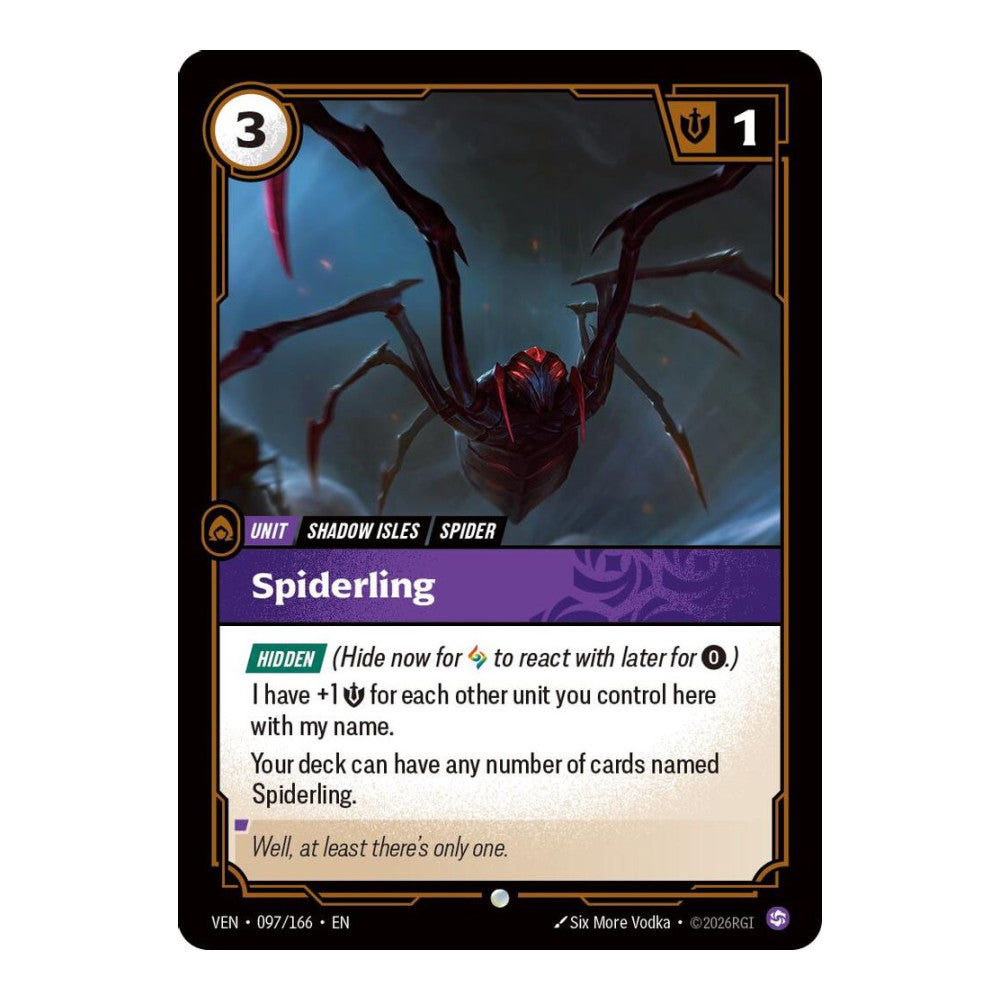 Vendetta (VEN) - Spiderling (#097/166) (Near Mint)