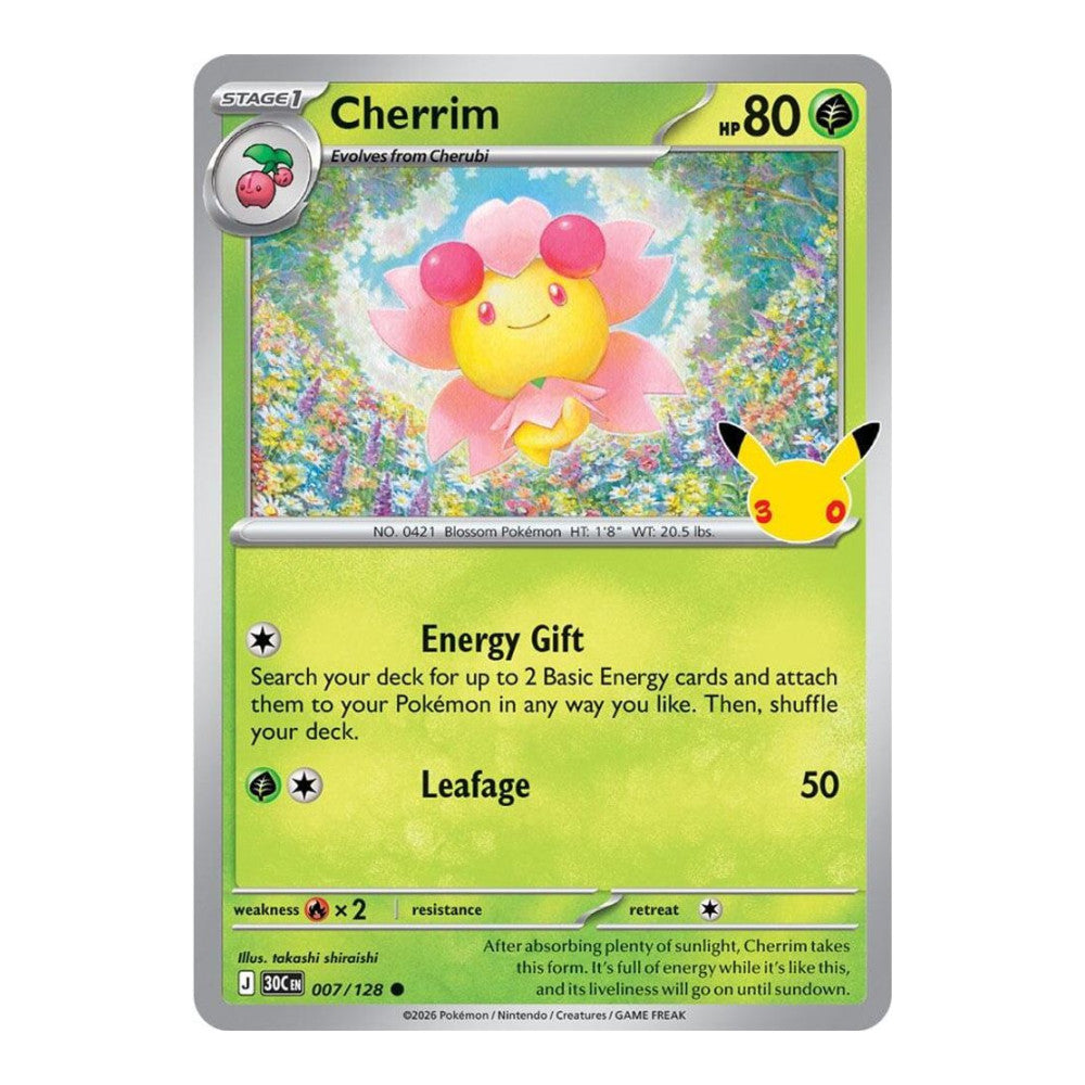 ME: 30th Celebration (30C) - Cherrim (#007/128) (Near Mint)