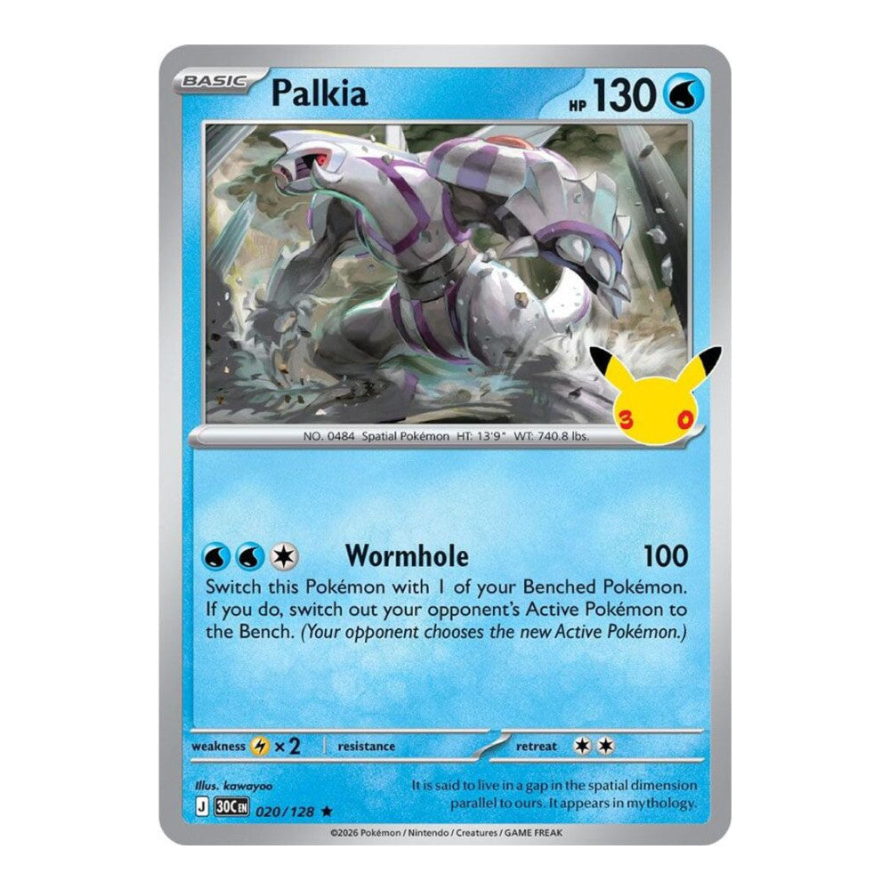 ME: 30th Celebration (30C) - Palkia (#020/128) (Near Mint)