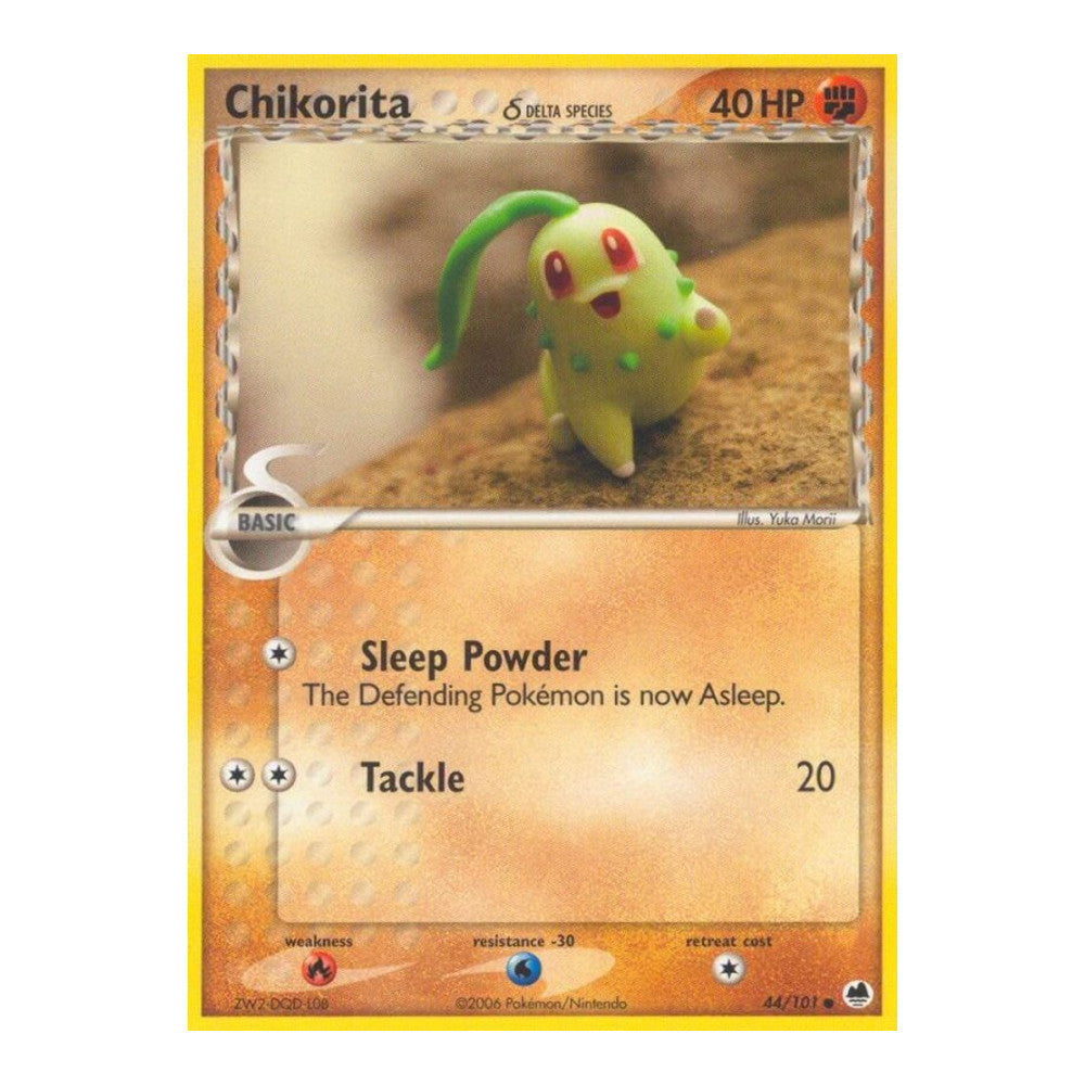 EX Dragon Frontiers (DF) - Chikorita Delta Species (#44/101) (Near Mint)