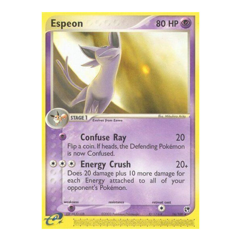 EX Sandstorm (SS) - Espeon (#16/100) (Near Mint)