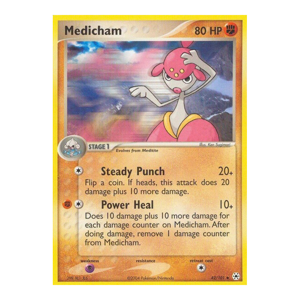 EX Hidden Legends (HL) - Medicham 42 101 (#42/101) (Near Mint)