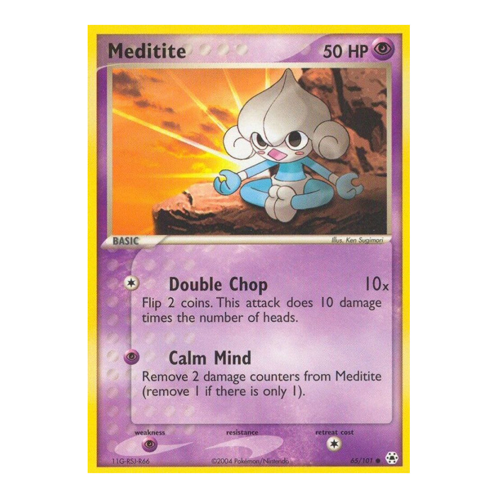 EX Hidden Legends (HL) - Meditite 65 101 (#65/101) (Near Mint)
