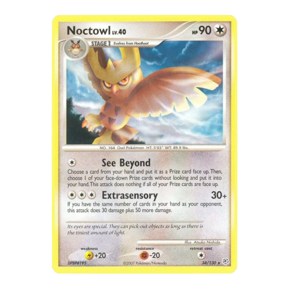 Diamond and Pearl (DP) - Noctowl (#34/130) (Near Mint)