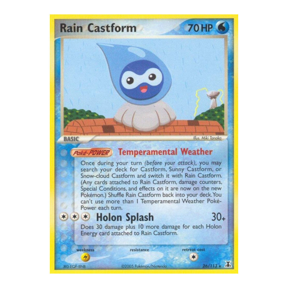 EX Delta Species (DS) - Rain Castform (#26/113) (Near Mint)