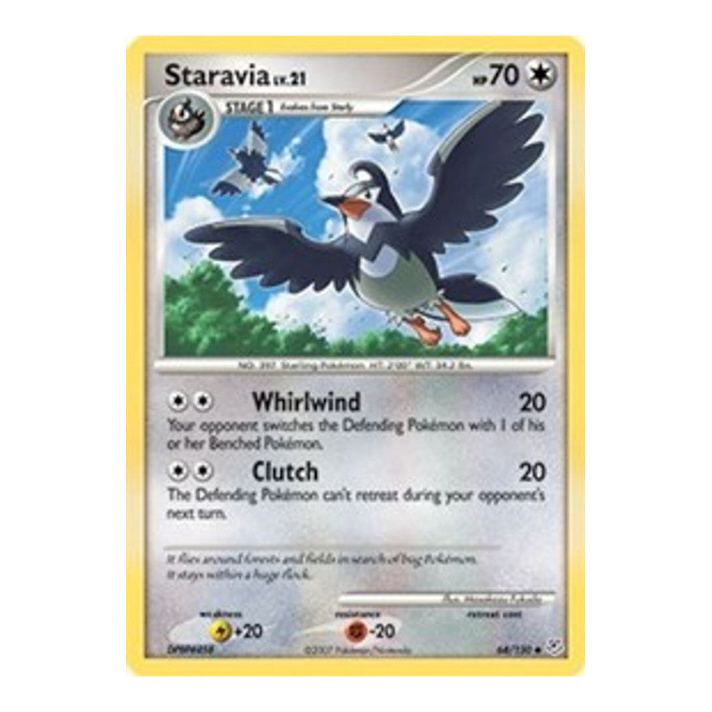 Diamond and Pearl (DP) - Staravia (#64/130) (Near Mint)