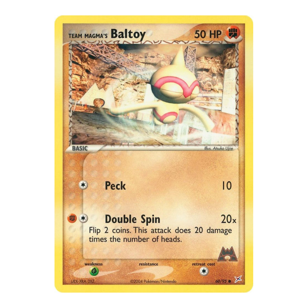 EX Team Magma vs Team Aqua (MA) - Team Magmas Baltoy 60 95 (#60/95) (Near Mint)