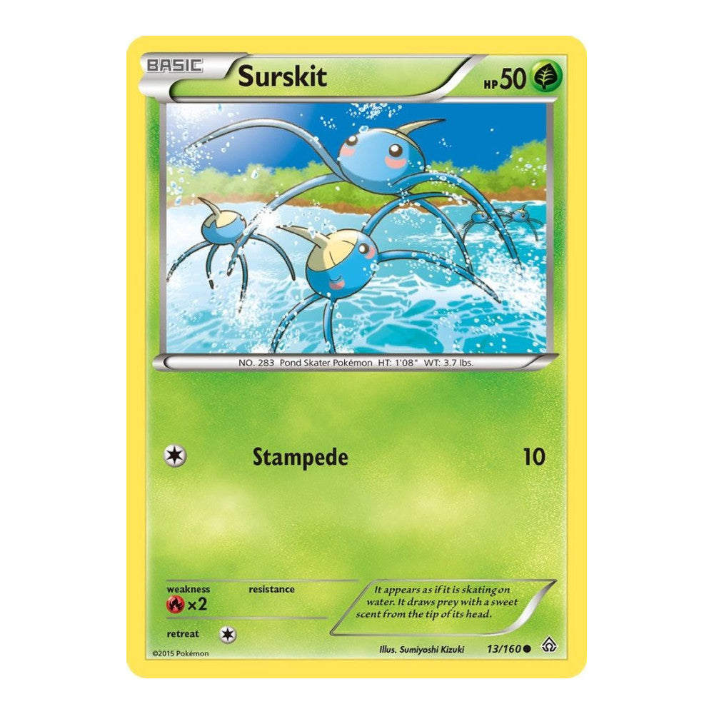 XY - Primal Clash (PRC) - Surskit (#13/160) (Near Mint)