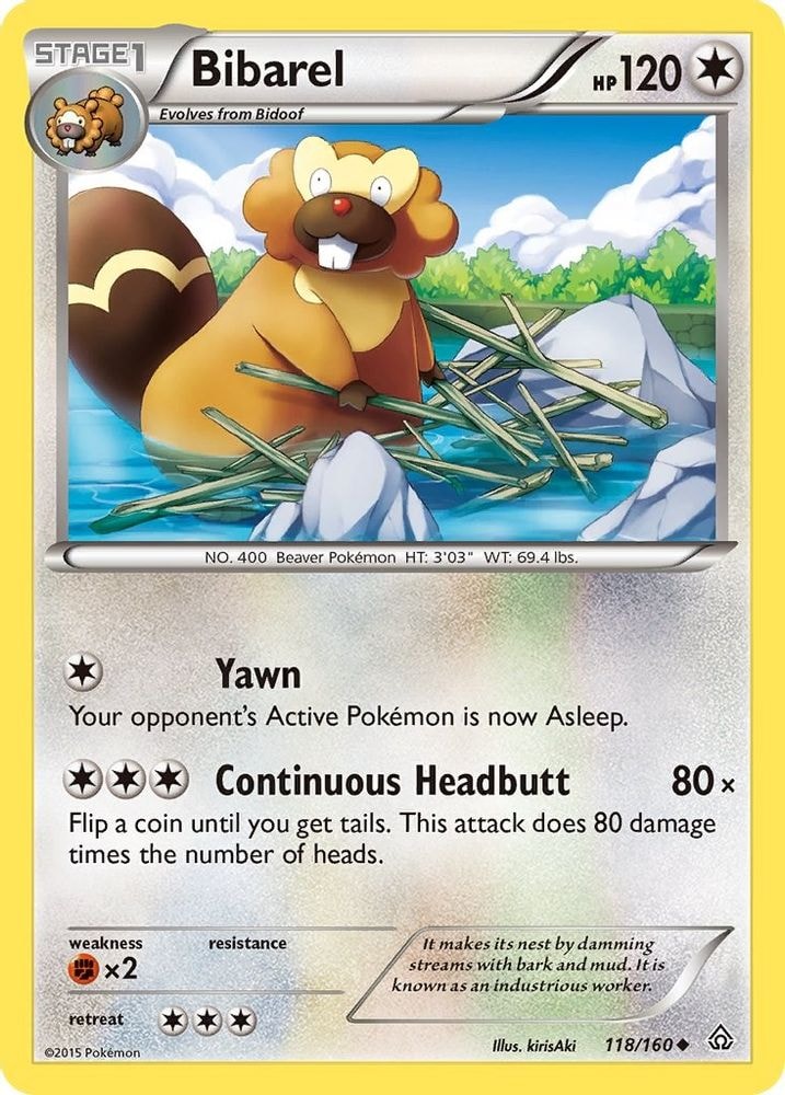 XY - Primal Clash (PRC) - Bibarel (#118/160, Uncommon) ()