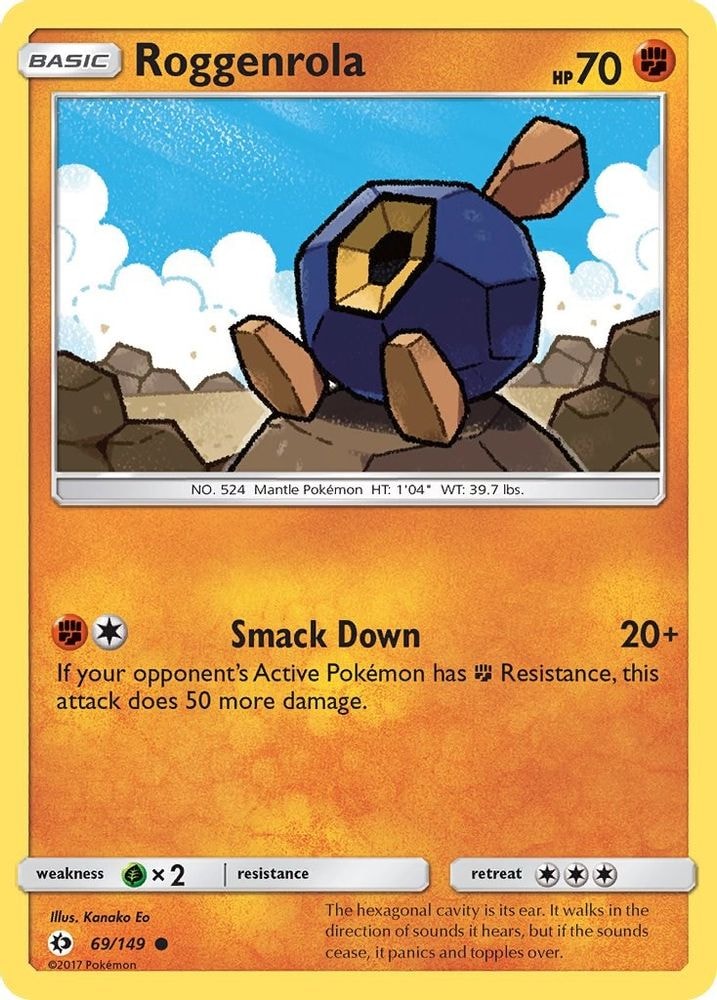 SM Base Set (SM01) - Roggenrola (#69/149, Common)