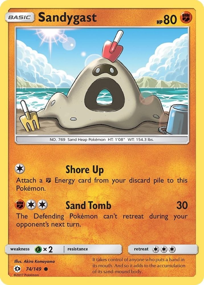 SM Base Set (SM01) - Sandygast (#74/149, Common)