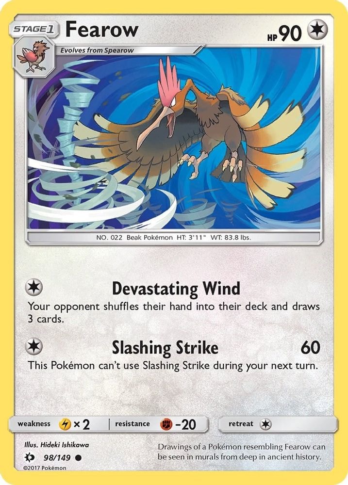 SM Base Set (SM01) - Fearow (#98/149, Common)