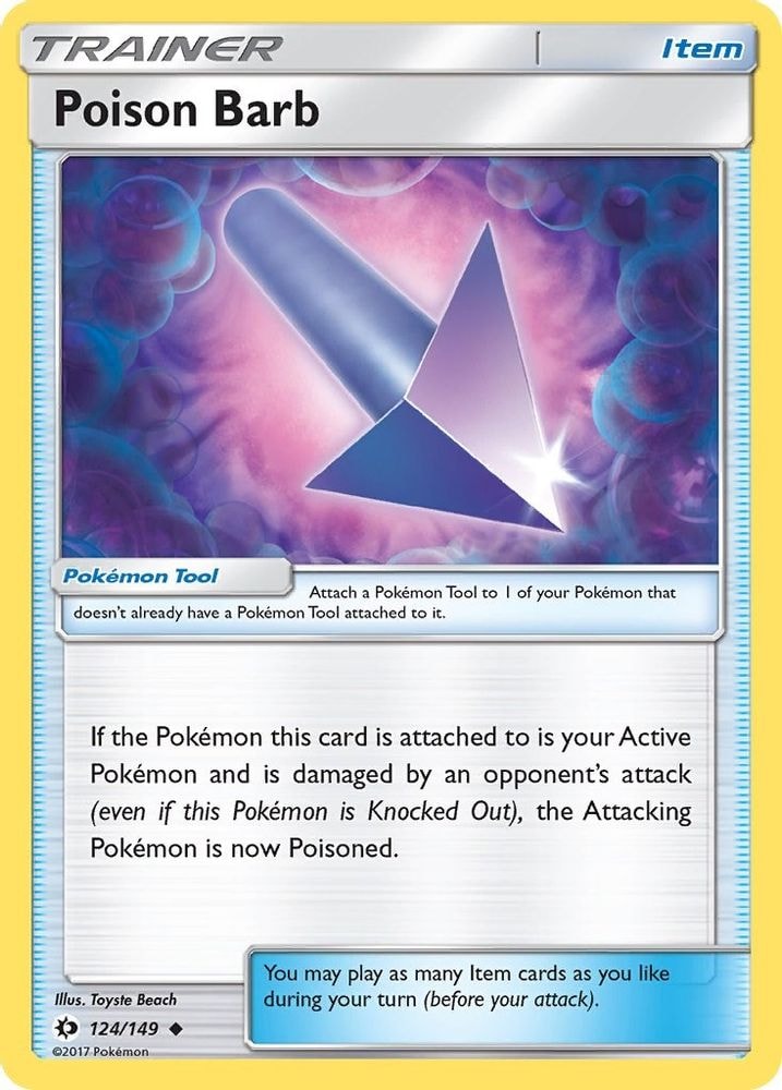SM Base Set (SM01) - Poison Barb (#124/149, Uncommon)