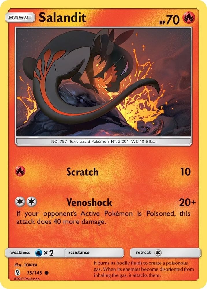 SM - Guardians Rising (SM02) - Salandit (#15/145, Common) ()