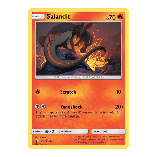 SM - Guardians Rising (SM02) - Salandit (#15/145) (Near Mint)