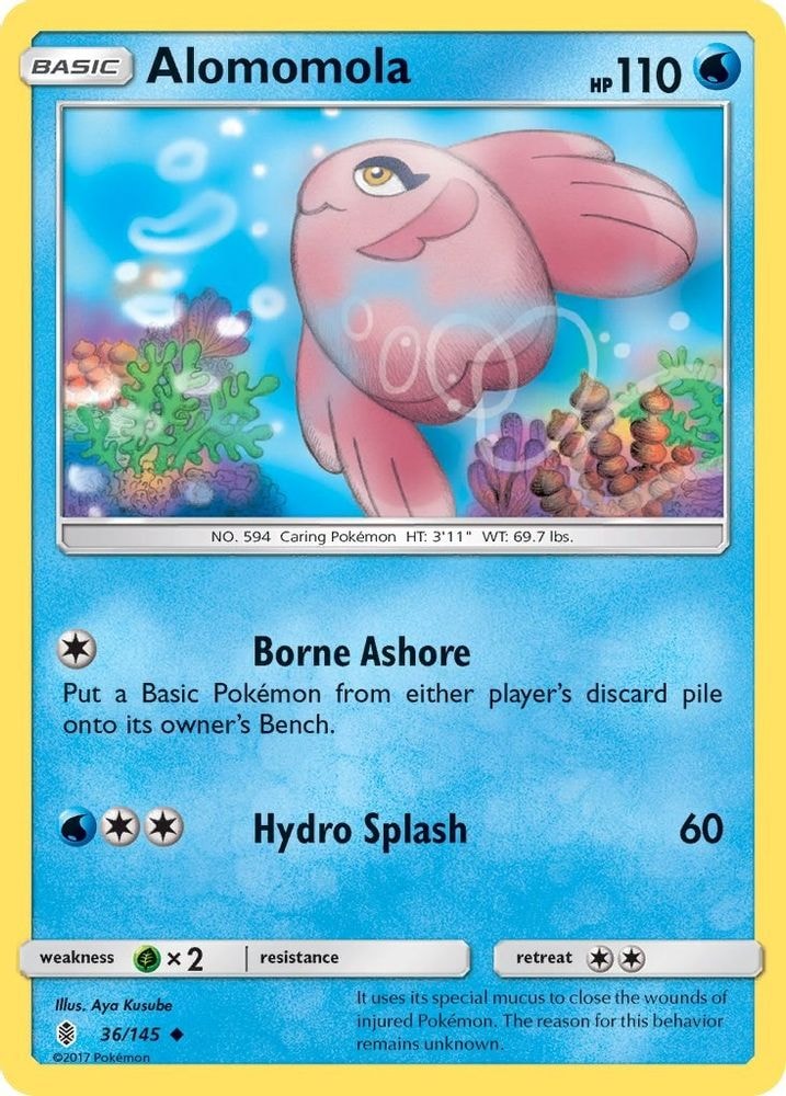SM - Guardians Rising (SM02) - Alomomola (#36/145, Uncommon) ()