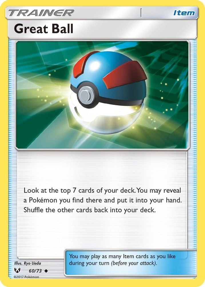 Shining Legends (SHL) - Great Ball (#60/73, Uncommon) ()