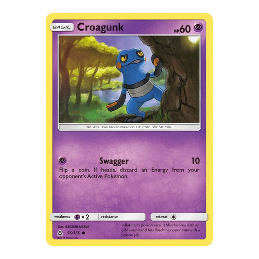SM - Ultra Prism (SM05) - Croagunk (#56/156) (Near Mint)