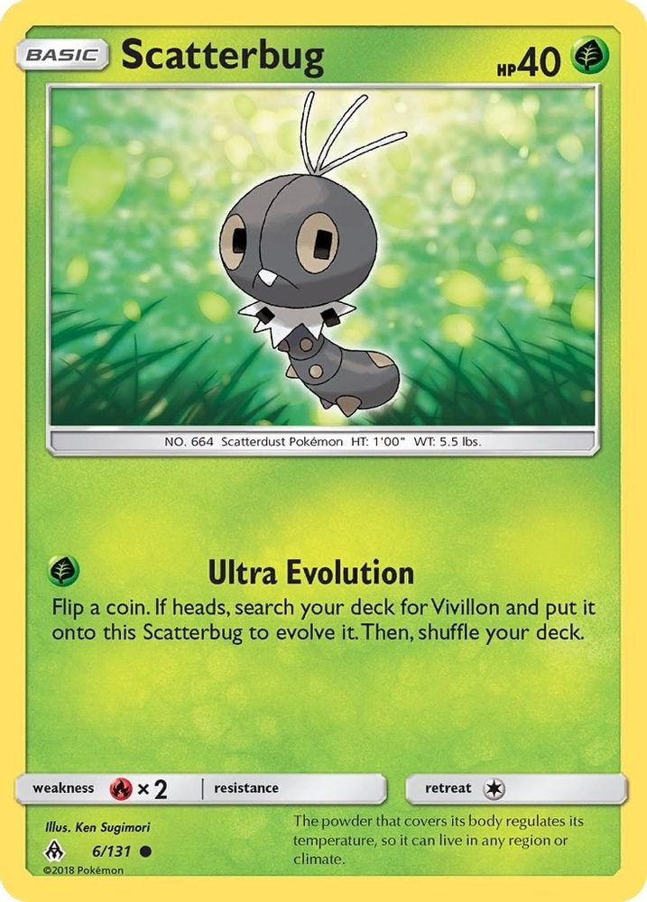 SM - Forbidden Light (SM06) - Scatterbug (6) (#6/131, Common) ()