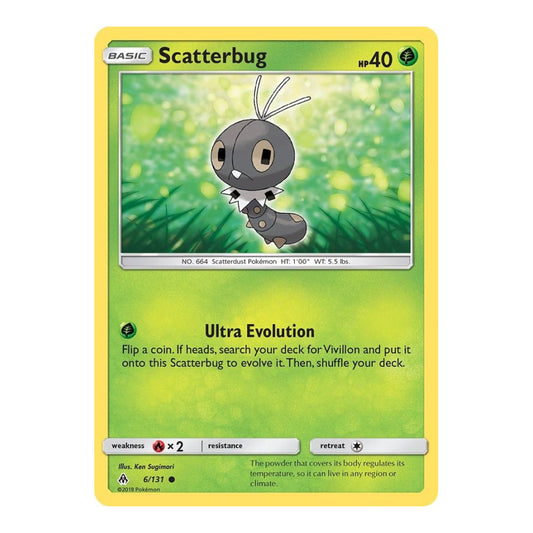 SM - Forbidden Light (SM06) - Scatterbug (6) (#6/131) (Near Mint)
