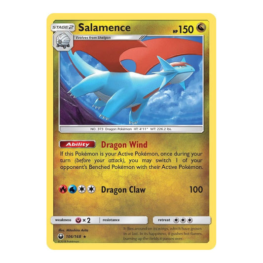 SM - Celestial Storm (CES) - Salamence (#106/168) (Near Mint)