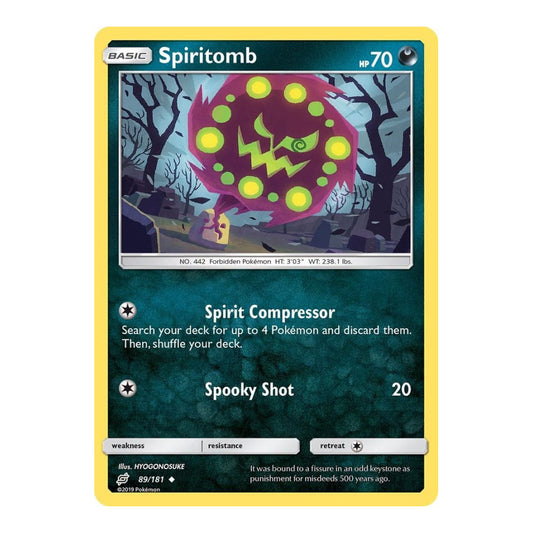 SM - Team Up (SM9) - Spiritomb (#89/181) (Near Mint)