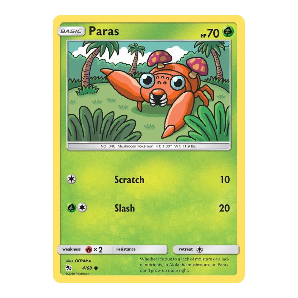 Hidden Fates (HIF) - Paras (#4/68) (Near Mint)
