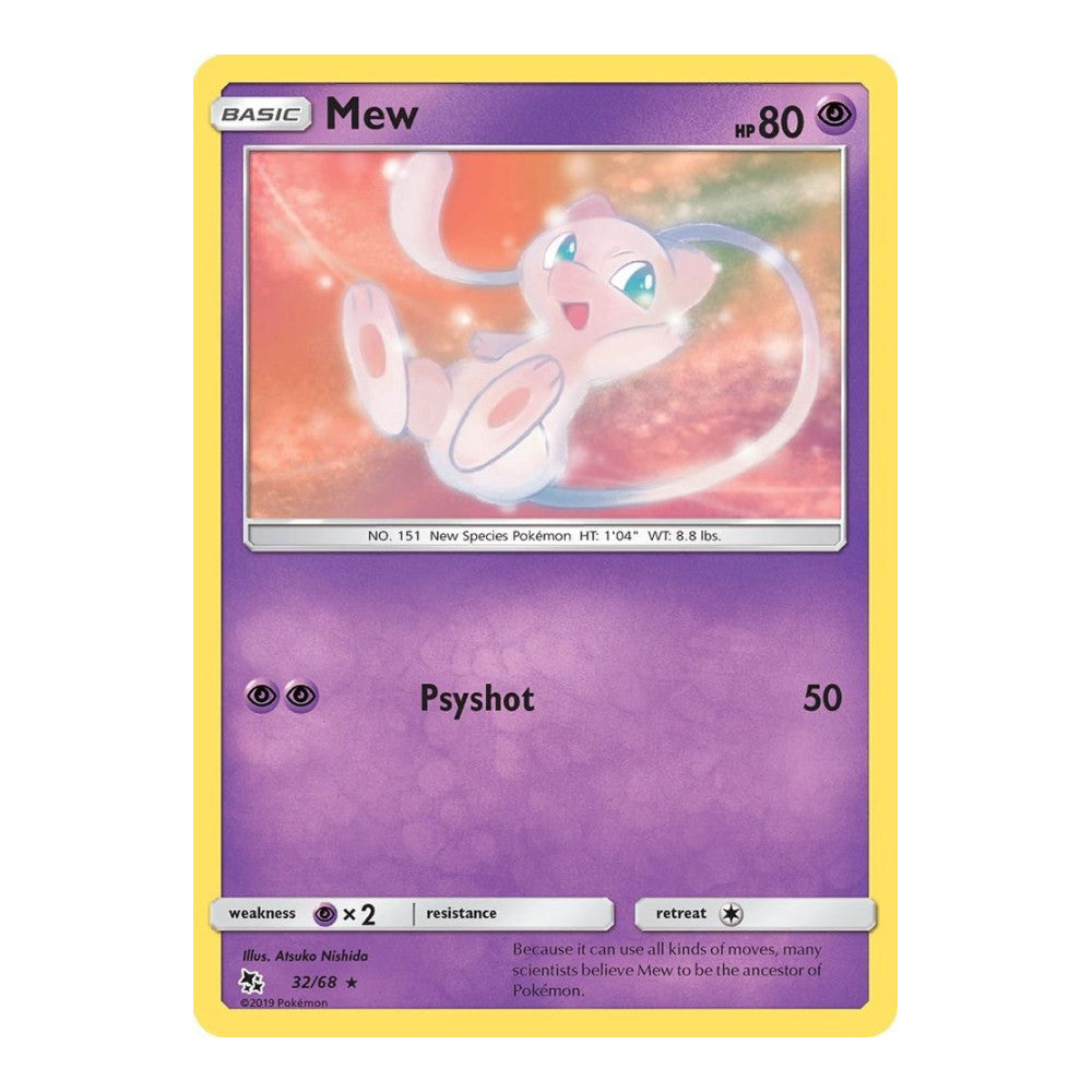 Hidden Fates (HIF) - Mew (#32/68) (Near Mint)