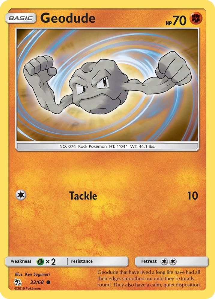 Hidden Fates (HIF) - Geodude (#33/68, Common) ()