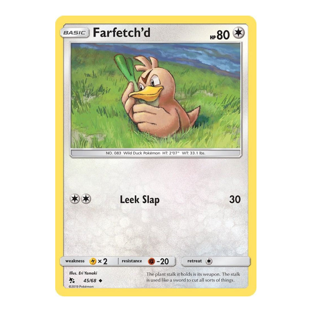 Hidden Fates (HIF) - Farfetch'd (#45/68) (Near Mint)