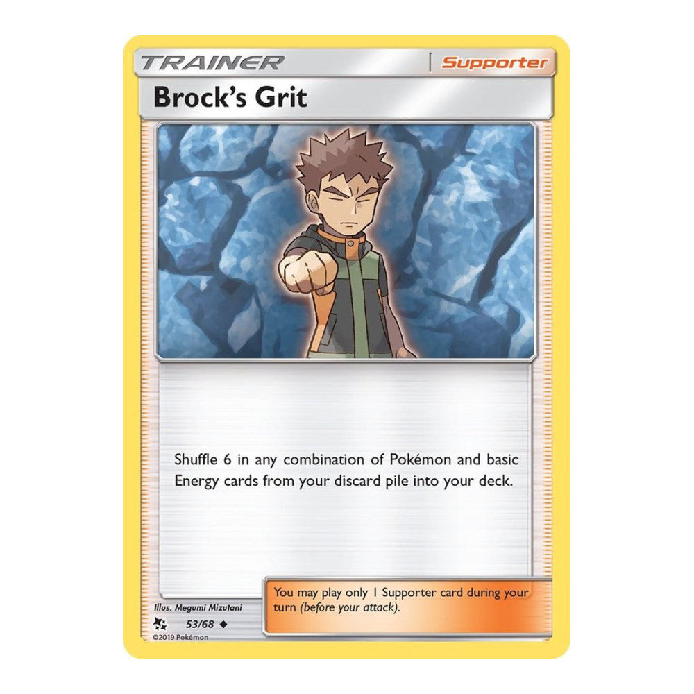 Hidden Fates (HIF) - Brock's Grit (#53/68) (Near Mint)