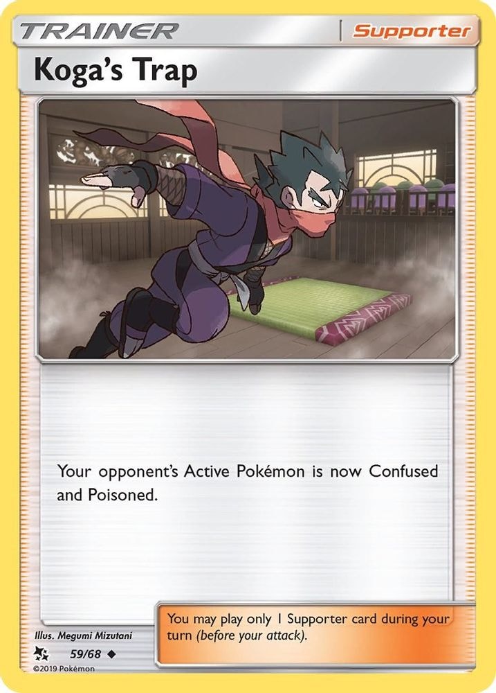 Hidden Fates (HIF) - Koga's Trap (#59/68, Uncommon) ()