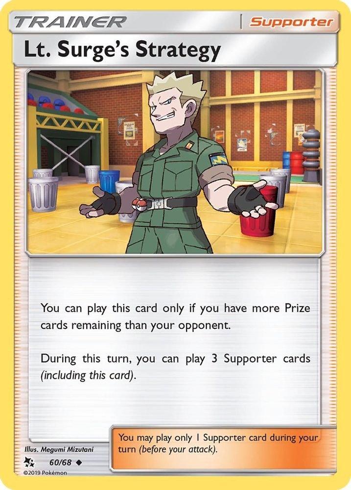 Hidden Fates (HIF) - Lt. Surge's Strategy (#60/68, Uncommon) ()