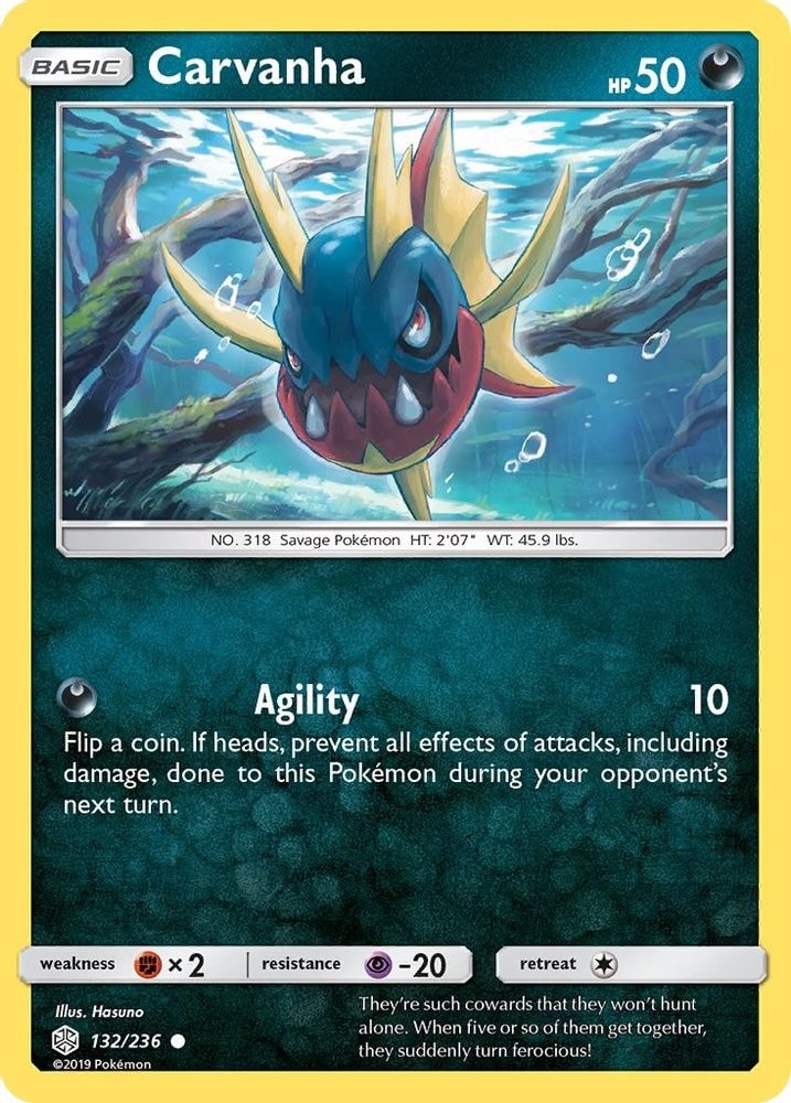 SM - Cosmic Eclipse (SM12) - Carvanha (#132/236, Common) ()
