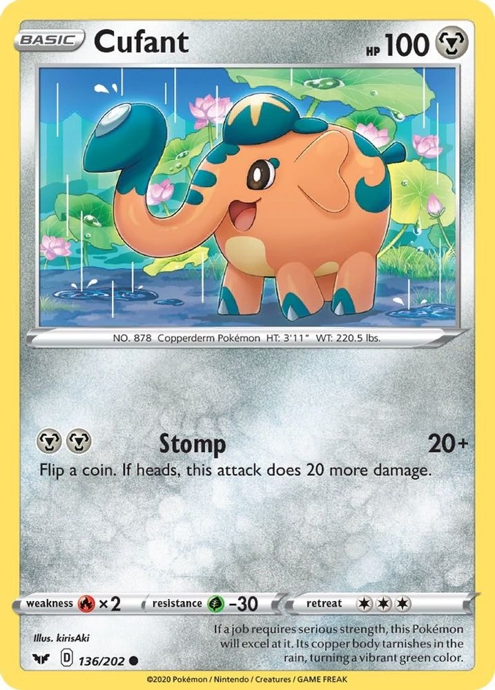SWSH01: Sword & Shield Base Set (SWSH01) - Cufant (#136/202, Common) ()