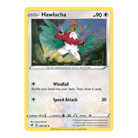 SWSH02: Rebel Clash (SWSH02) - Hawlucha (#148/192) (Near Mint)