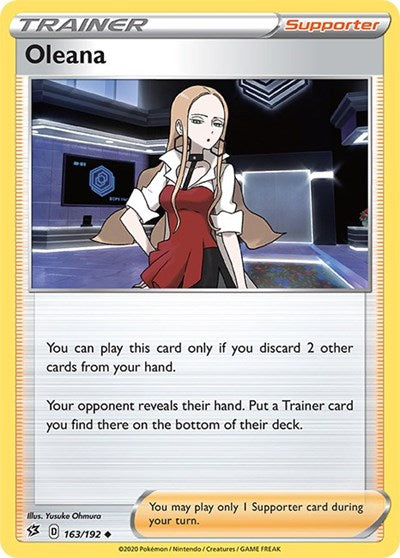 SWSH02: Rebel Clash (SWSH02) - Oleana (#163/192, Uncommon) ()