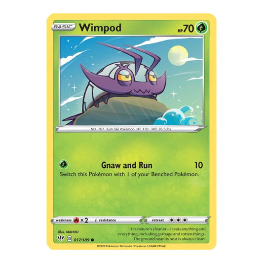 SWSH03: Darkness Ablaze (SWSH03) - Wimpod (#017/189) (Near Mint)