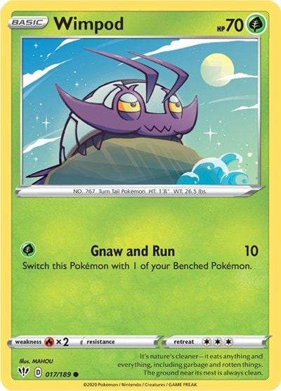 SWSH03: Darkness Ablaze (SWSH03) - Wimpod