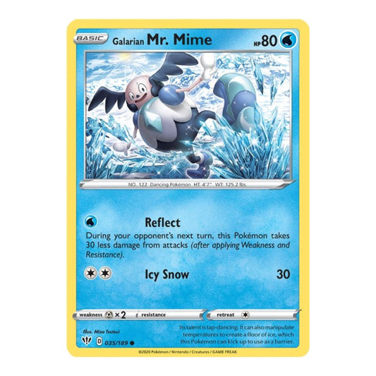 SWSH03: Darkness Ablaze (SWSH03) - Galarian Mr. Mime (#035/189) (Near Mint)