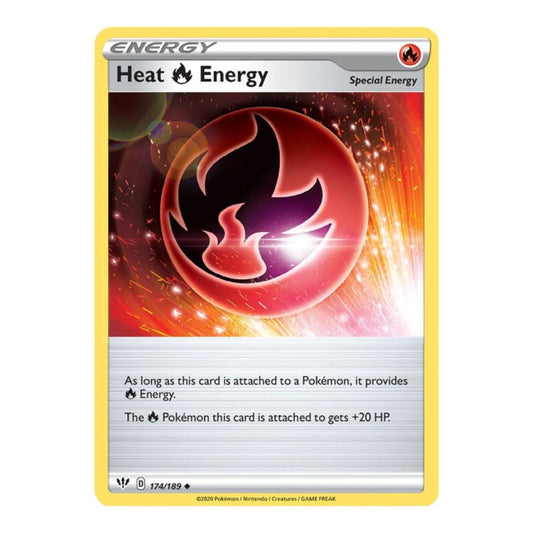 SWSH03: Darkness Ablaze (SWSH03) - Heat R Energy (#174/189) (Near Mint)