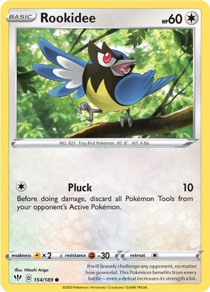 SWSH03: Darkness Ablaze (SWSH03) - Rookidee (#154/189, Common) ()