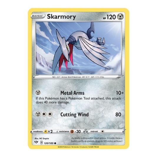 SWSH03: Darkness Ablaze (SWSH03) - Skarmory (#120/189) (Near Mint)