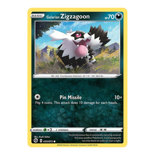 Champion's Path (CHP) - Galarian Zigzagoon (#35/73) (Near Mint)