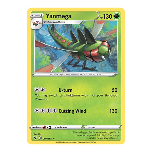 SWSH04: Vivid Voltage (SWSH04) - Yanmega (#007/185) (Near Mint)