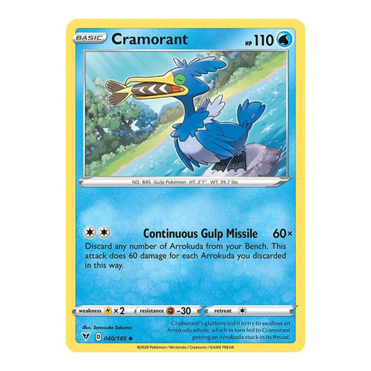SWSH04: Vivid Voltage (SWSH04) - Cramorant (#040/185) (Near Mint)