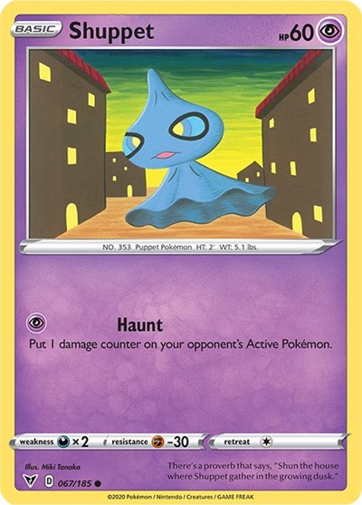 SWSH04: Vivid Voltage (SWSH04) - Shuppet (#067/185, Common) ()