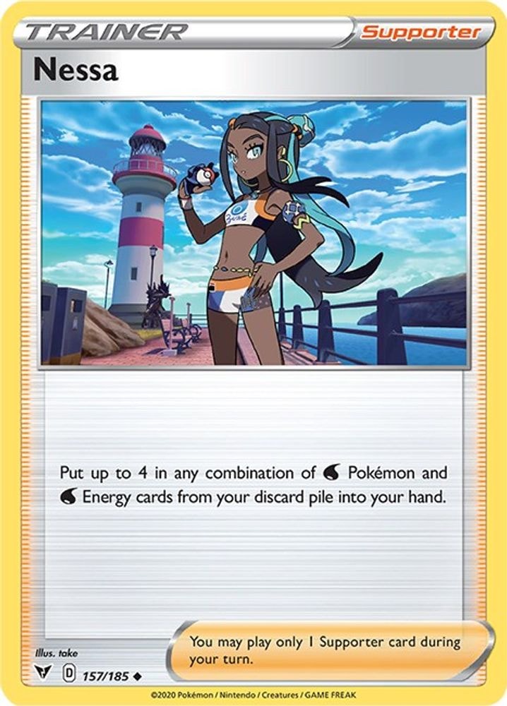 SWSH04: Vivid Voltage (SWSH04) - Nessa (#157/185, Uncommon) ()